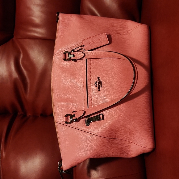 Coach Prairie Satchel 58874 DK/Bright Pink Crossbody